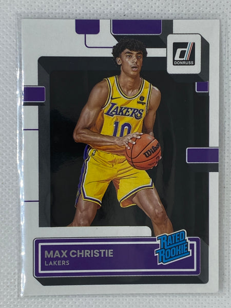 2022-23 Panini NBA Hoops Max Christie Base Rookie RC #262 Los 