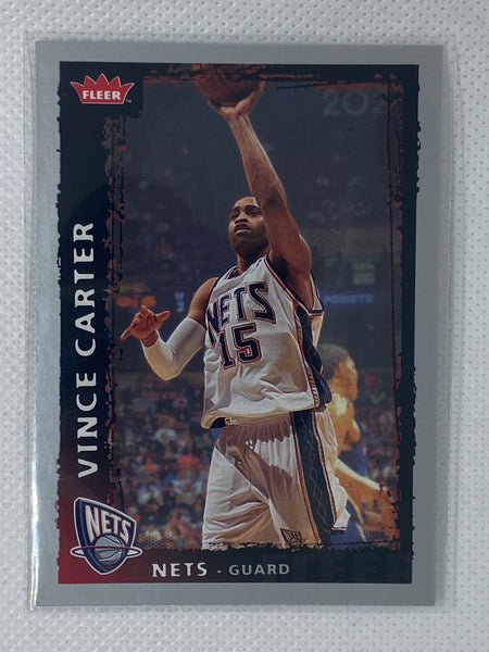 2000 Flair Showcase Basketball Vince Carter ConVINCING Insert Card