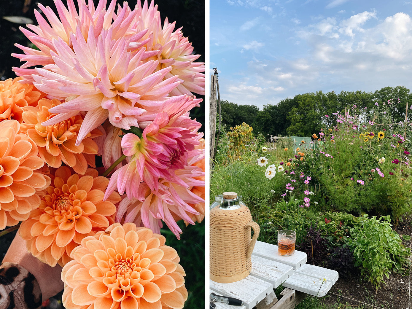 In de tuin bij Nina