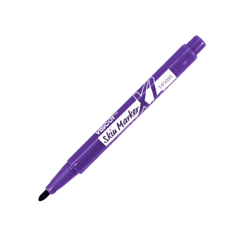 Tattoo Skin Markers XL Fine-Tip, Purple, 5 Pack