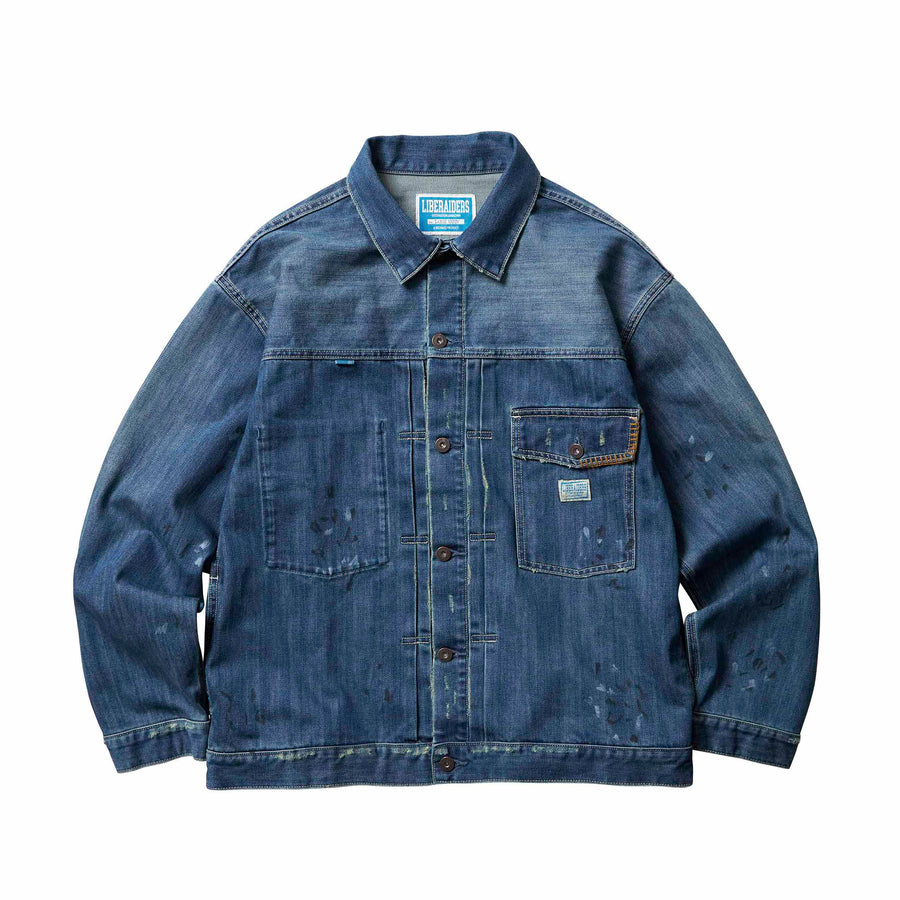 LIBERAIDERS - LR DENIM JACKET - INDIGO