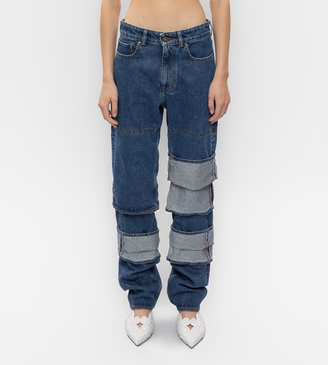 Y/Project - Classic Multi Cuff Jeans Navy