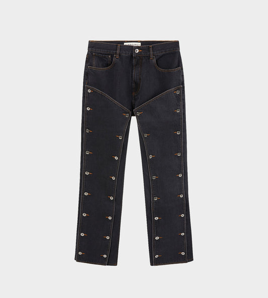 Y/Project - Classic Multi Cuff Jeans Navy – WDLT117