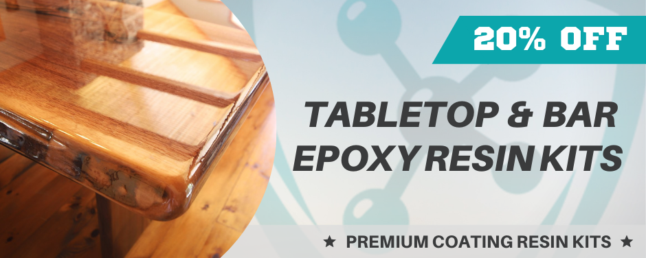 Epoxy Resin Kit for Tabletops, Woodwork, Bars & Countertops -  Coating Epoxy Resin Kits