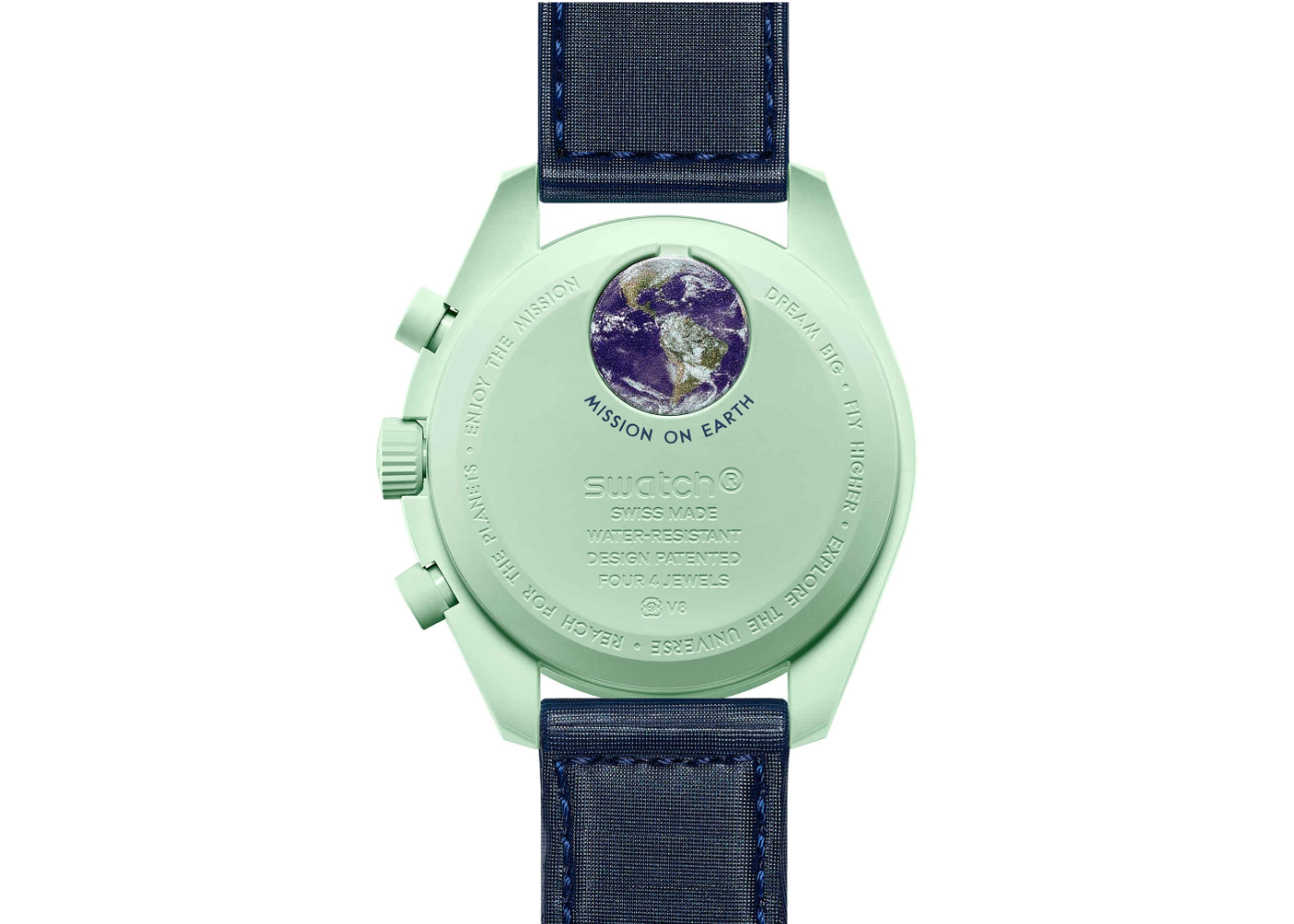 Swatch x Omega Bioceramic Moonswatch Mission to Earth (SO33G100)