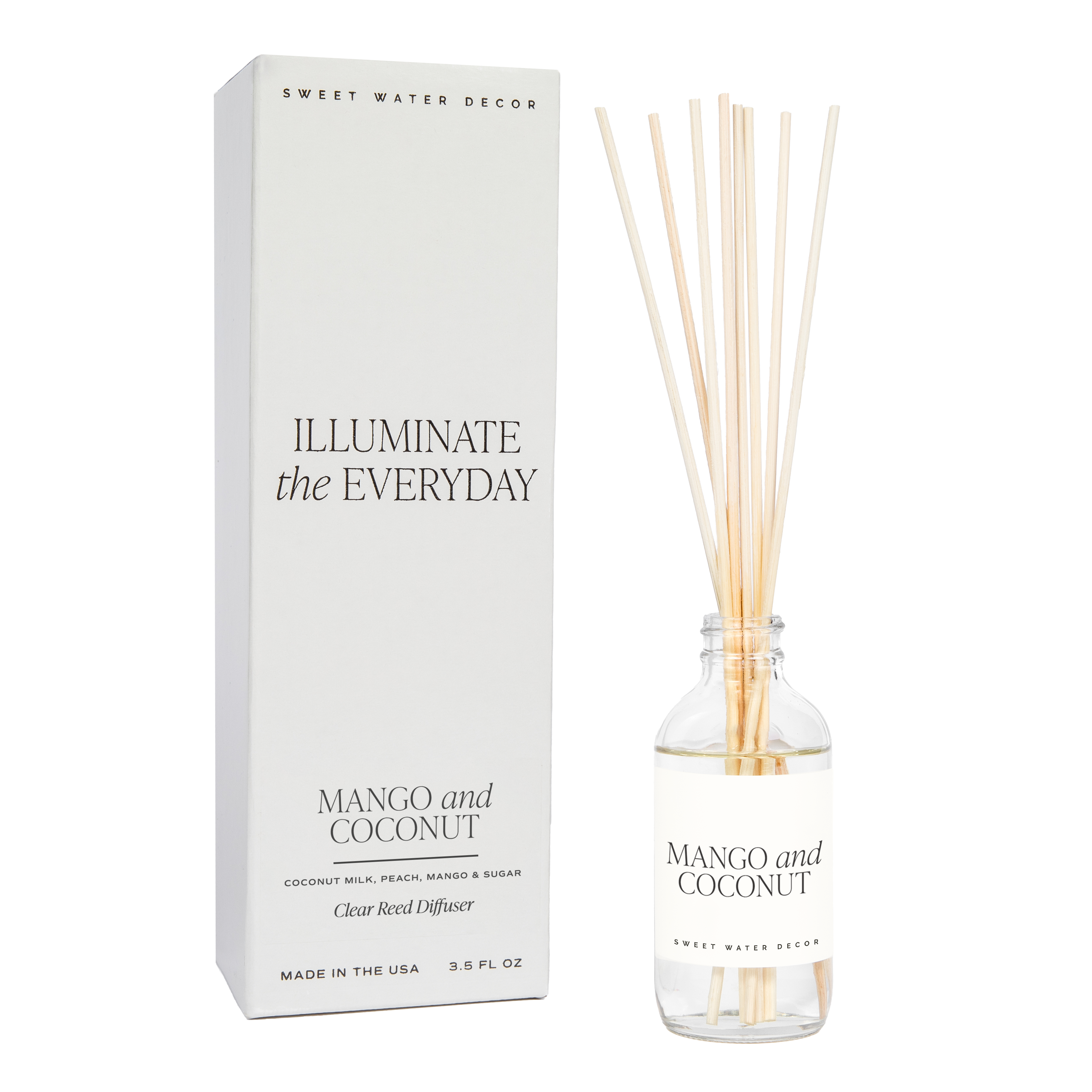 Mango and Coconut Clear Reed Diffuser