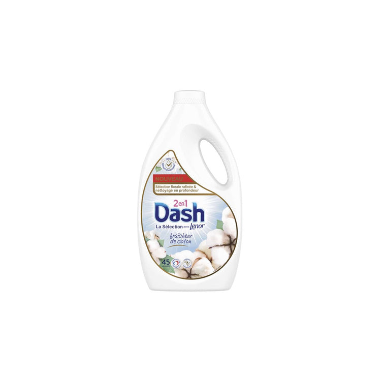 Dash 2in1 Lessive Liquide 35 Lavages, Envolée D'Air Pouvoir Ultra Nettoyant  Et Fraîcheur Longue Durée : : Epicerie