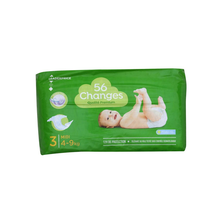 Couche Pampers taille 2 54 couches - Pampers