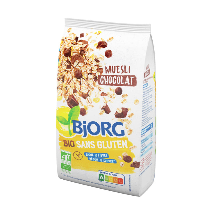 Calories et les Faits Nutritives pour Bjorg Muesli sans Sucre Ajouté Bio