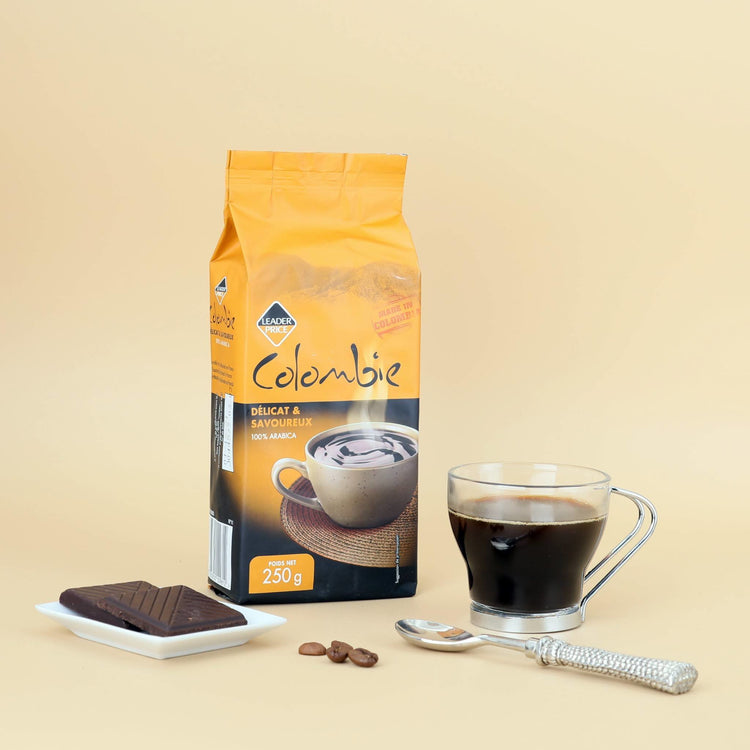 Café moulu pur arabica doux Leader Price - 250g