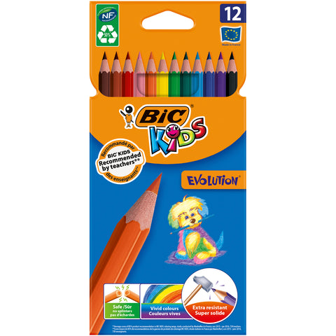 BIC Kids Feutres de Coloriage Couleur XL - Pack de 12 BIC