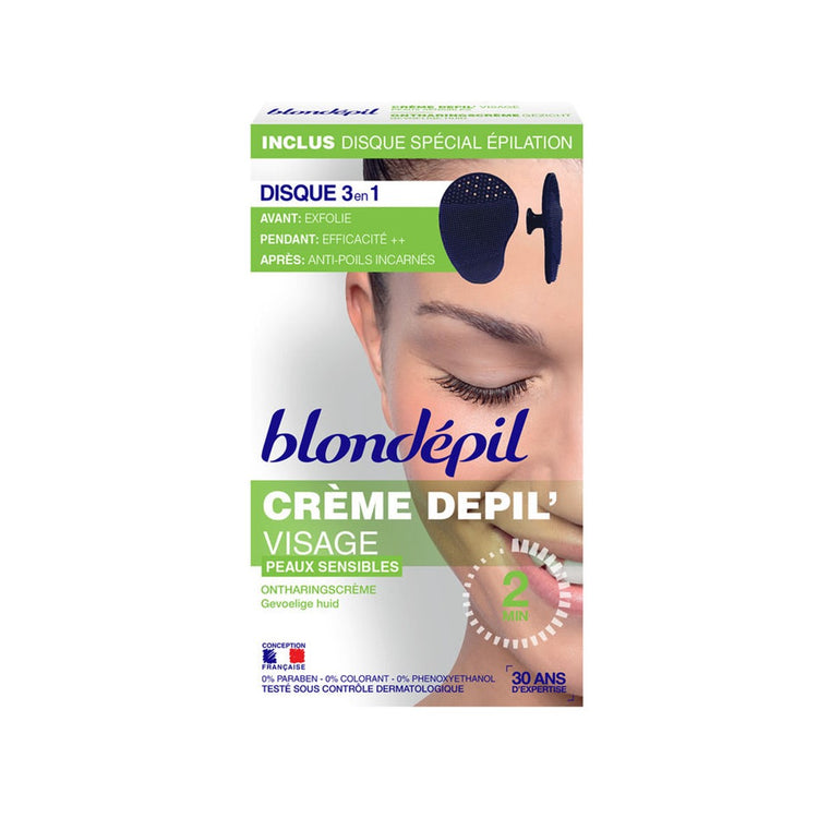 Crème dépilatoire Visage - Blondépil Homme – Les Petits Plaisirs
