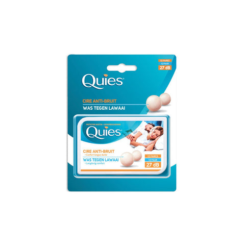 QUIES Protection auditive 35dB Mousse confort Bruits forts 3 Paires