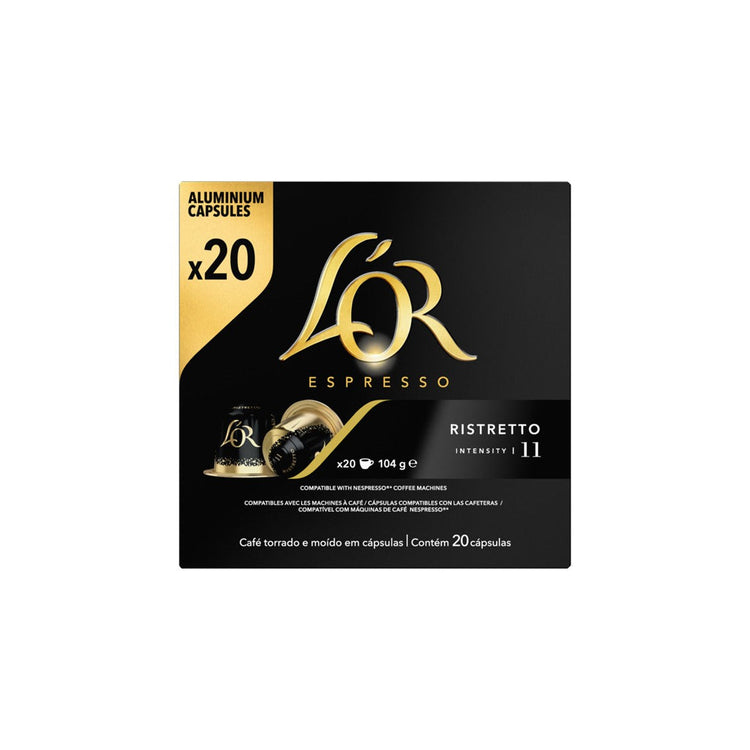 Capsules de Ristretto, Intensité 11, L'OR Espresso