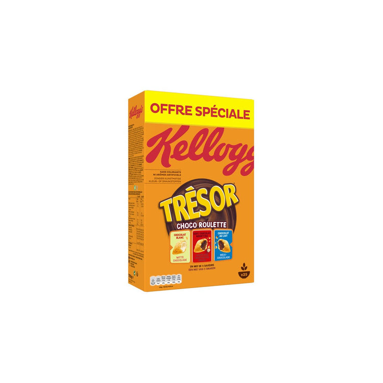 Céréales Trésor chocolat noisettes, Kellogg's (410 g)