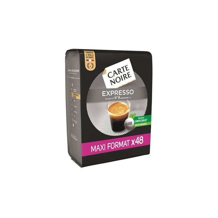 L'OR Boîte de 20 dosettes de 104g de café moulu corsé 100% Arabica Espresso  Forza n°9