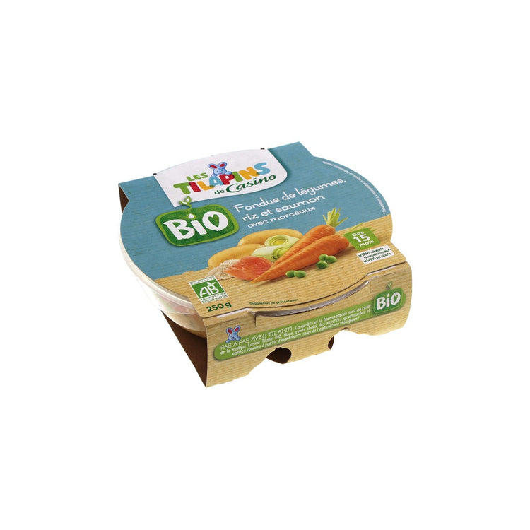 Curry aux légumes Riz bio dès 12 mois Hipp Biologique - 230g