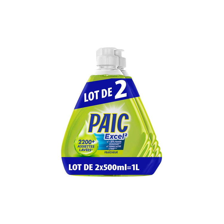 PAIC - Liquide Vaisselle Main BI-ACTIV' Vinaigre & Sel Minéral - Nettoie -  Dégraisse - Lot de 12 flacons de 750mL : : Epicerie