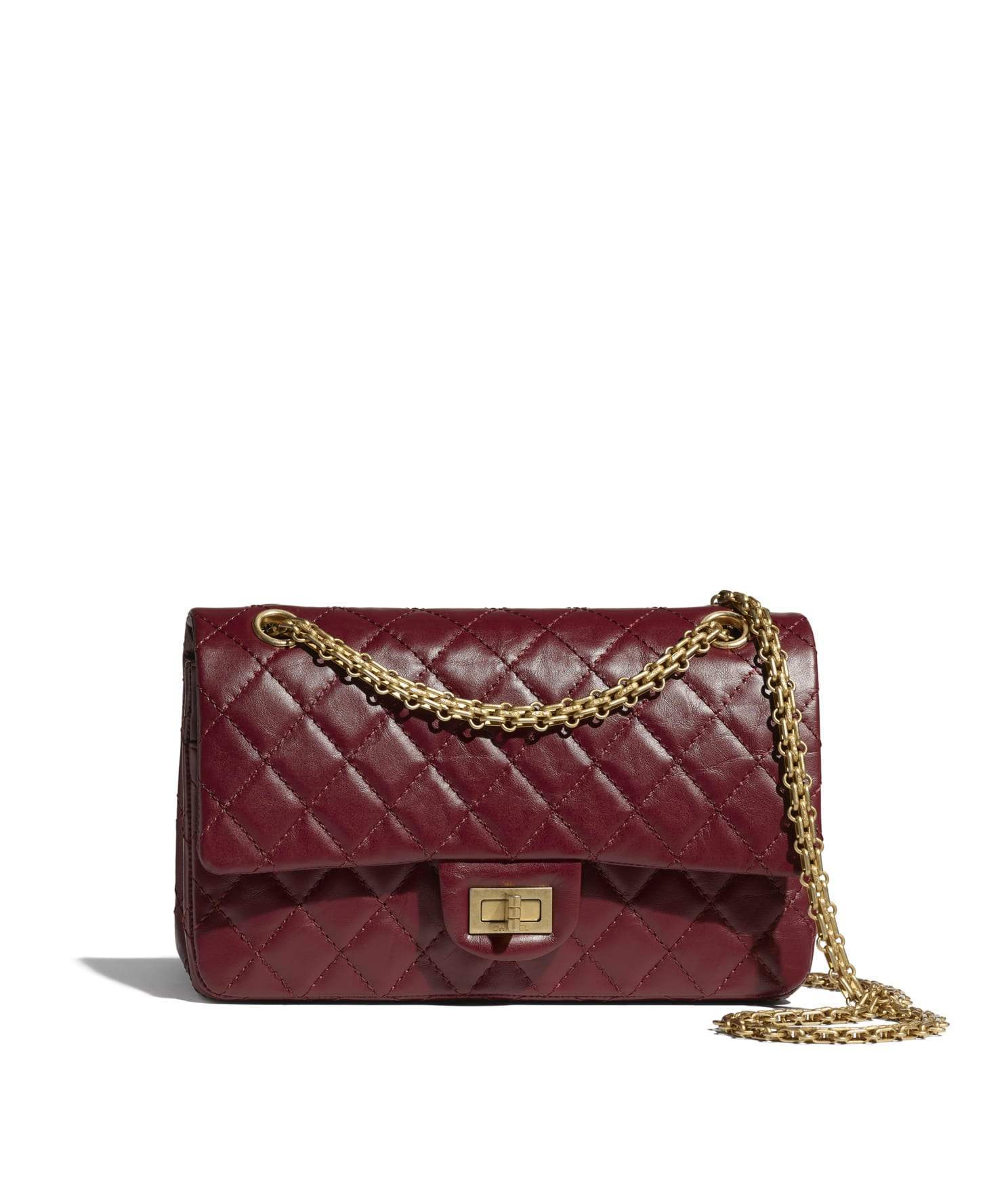 chanel 2.55 burgundy