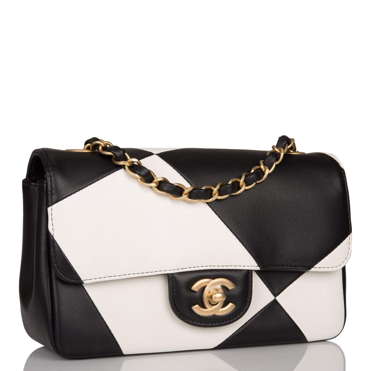 chanel geometric flap bag