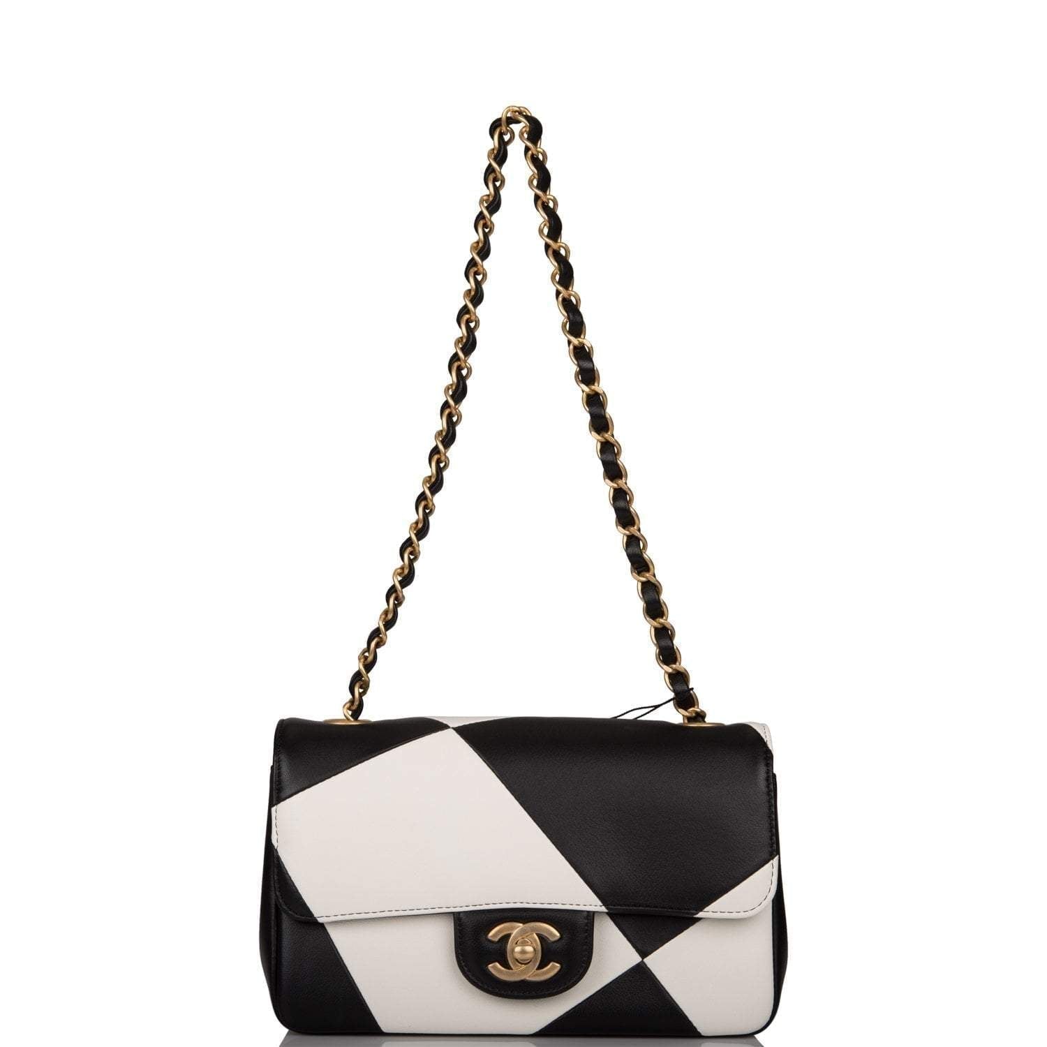 chanel geometric flap bag