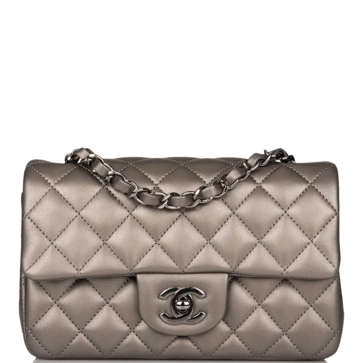 chanel mini silver hardware