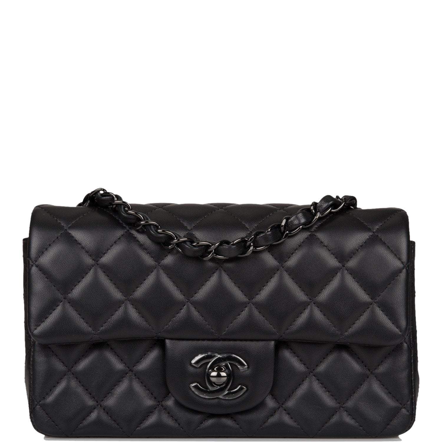 chanel flap black hardware