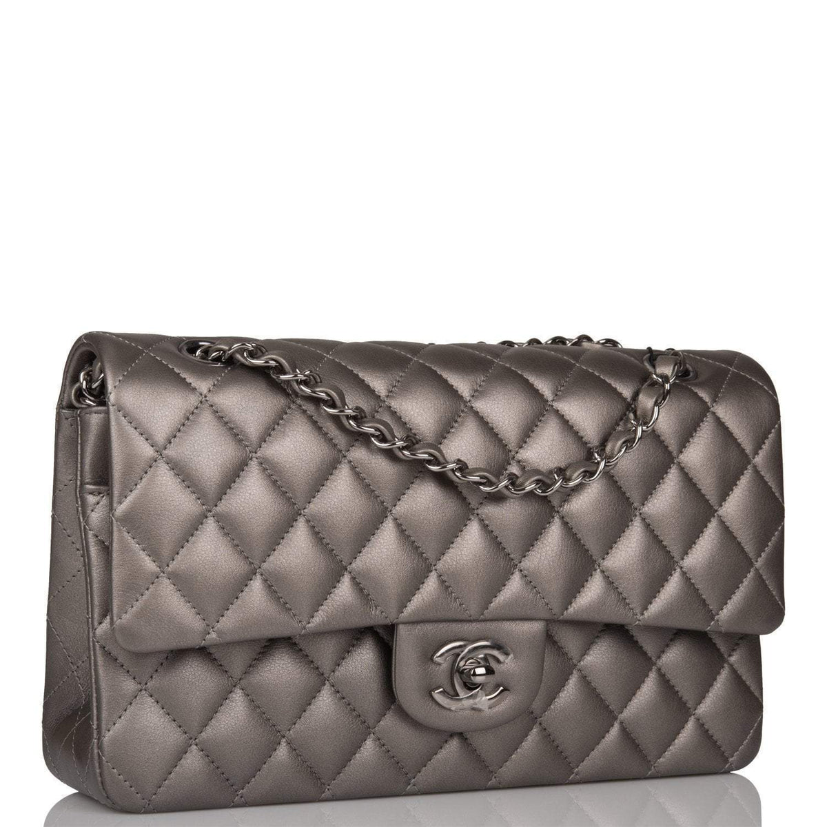 chanel flap bag ruthenium