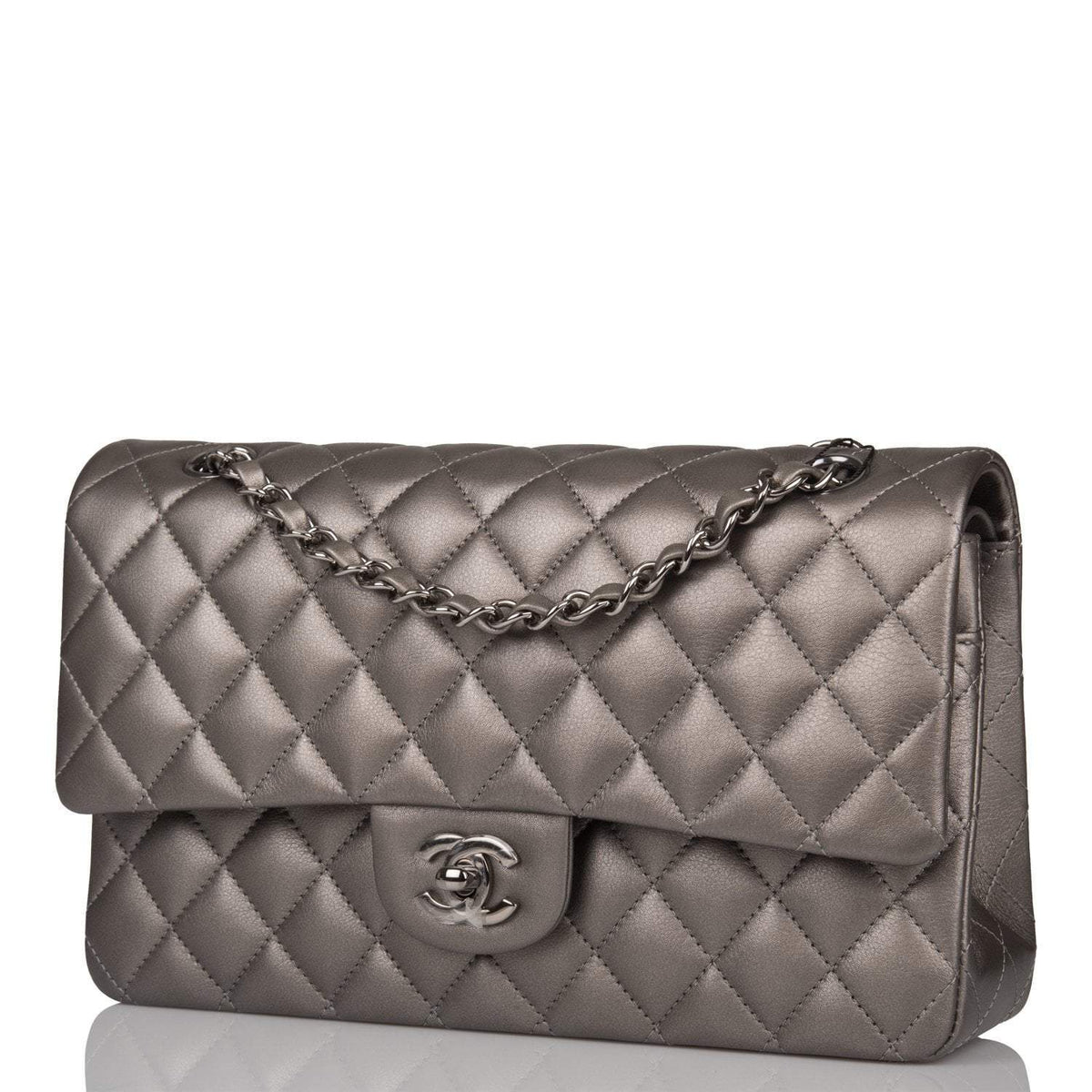 chanel flap bag ruthenium