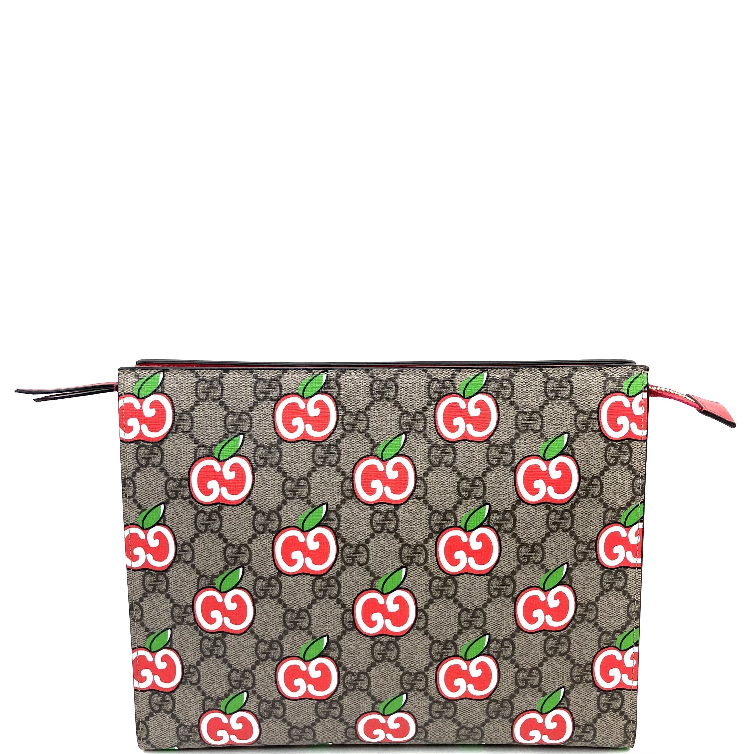 gucci strawberry cosmetic bag