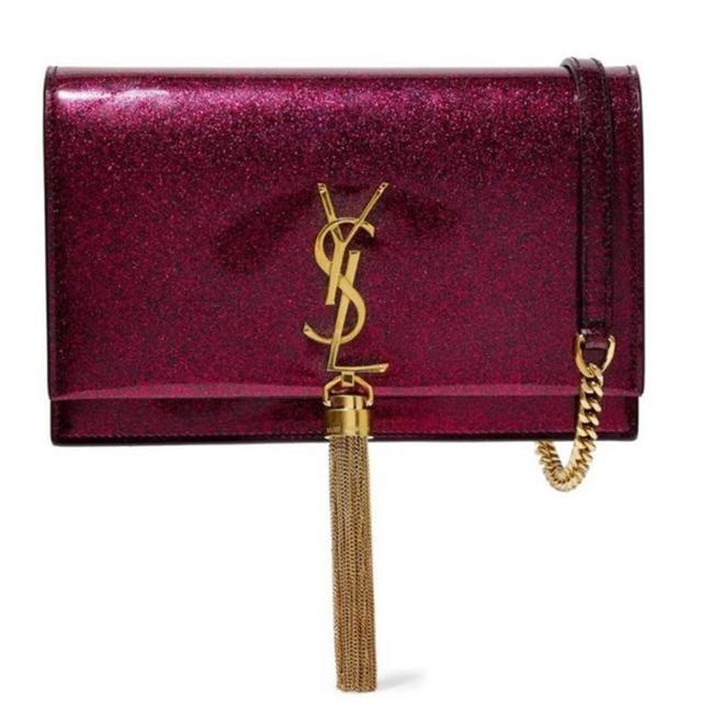 ysl glitter wallet