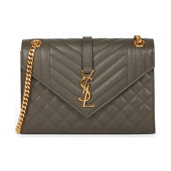 ysl clutch grey