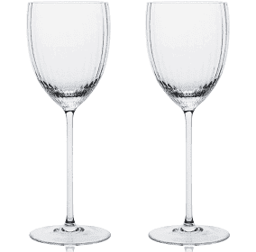 Caskata Quinn Martini Glasses, Set of 2, Mouth-Blown Glass