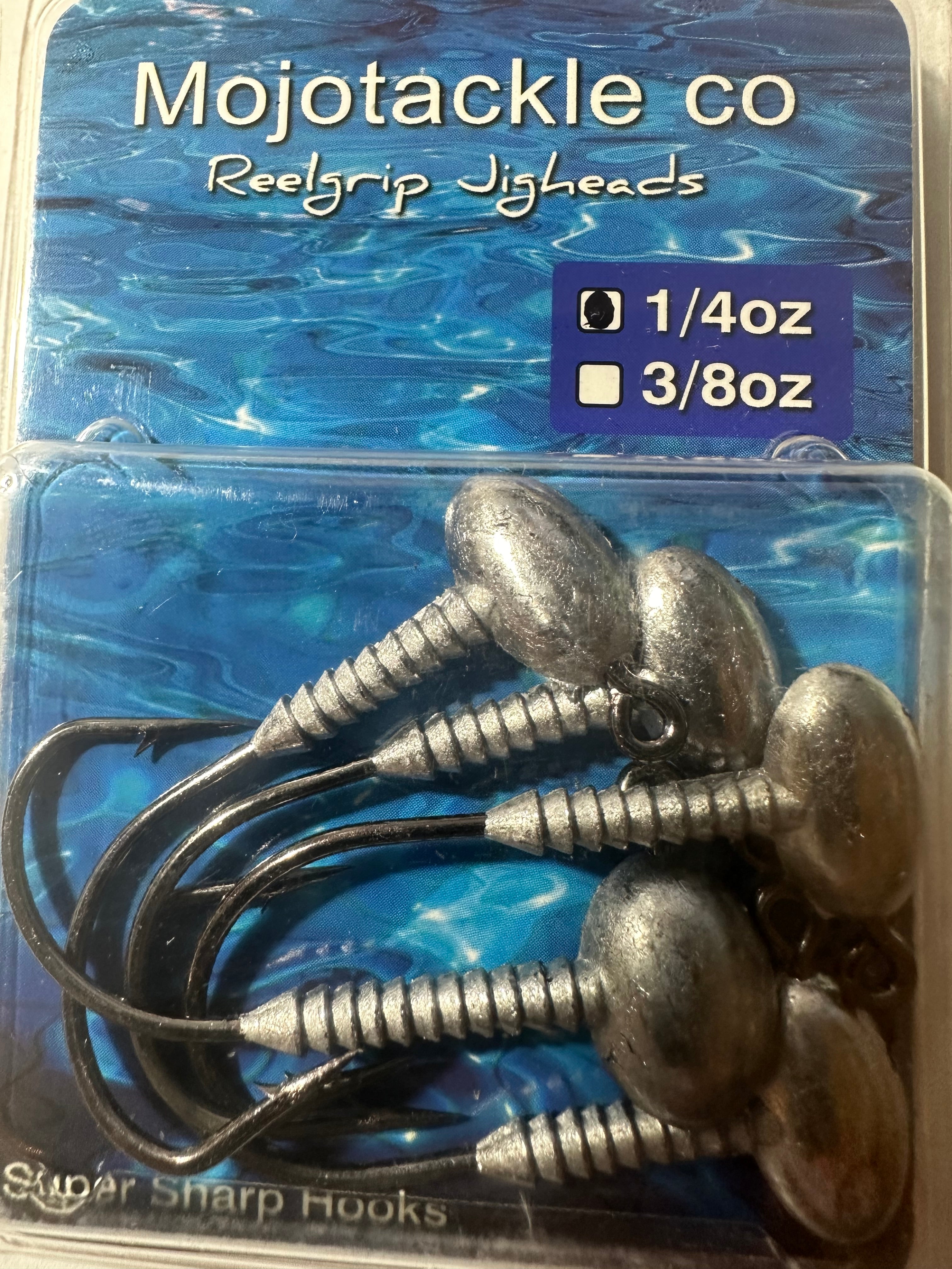 5 Pc Reel Grip 1/4 Oz Jigheads 5/0 Hooks