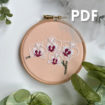 Image of Opulent Orchid PDF Pattern