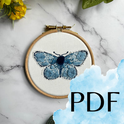 Image of Karner Blue Butterfly PDF Pattern