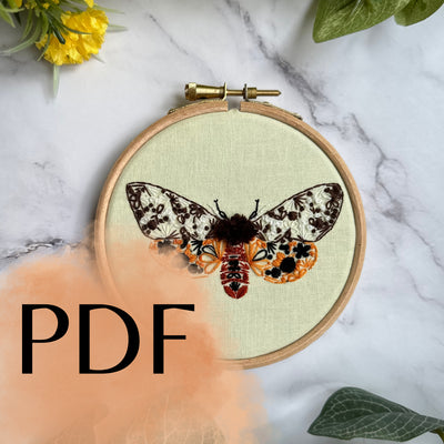 Image of Garden Tiger Moth PDF Pattern