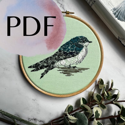 Image of Tree Swallow PDF Pattern