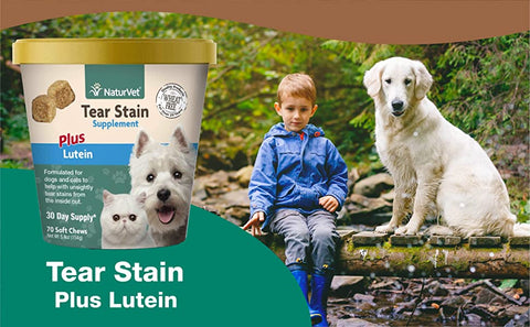 NaturVet Tear Stain Soft Chews for Cats and Dogs