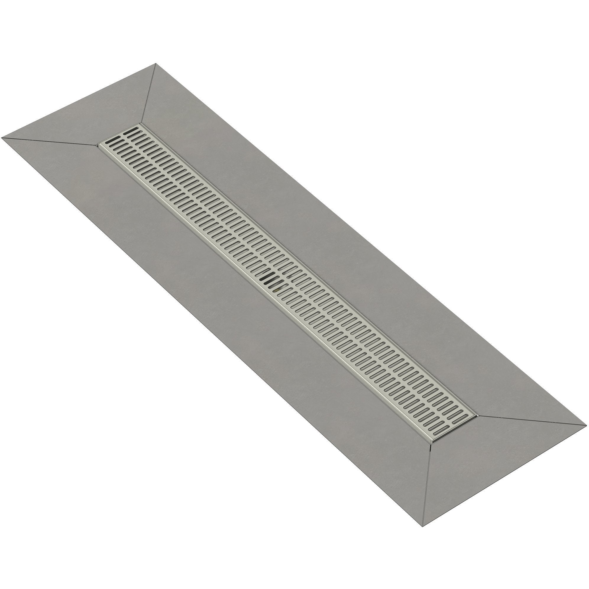 Marine Grade 316 Stainless Steel Linear Thin Membrane Drain | Copperlab