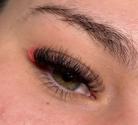 Pink Splashes of Colour Lashes