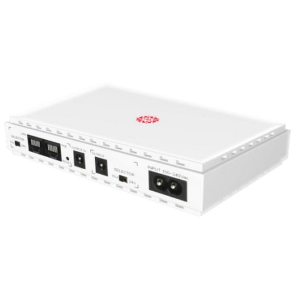 موزع طاقة دي سي قدرة 18 واط سعة 10000 ملي أمبير (صندوق مفتوح)– Backup Power Mini DC UPS (Open Box)