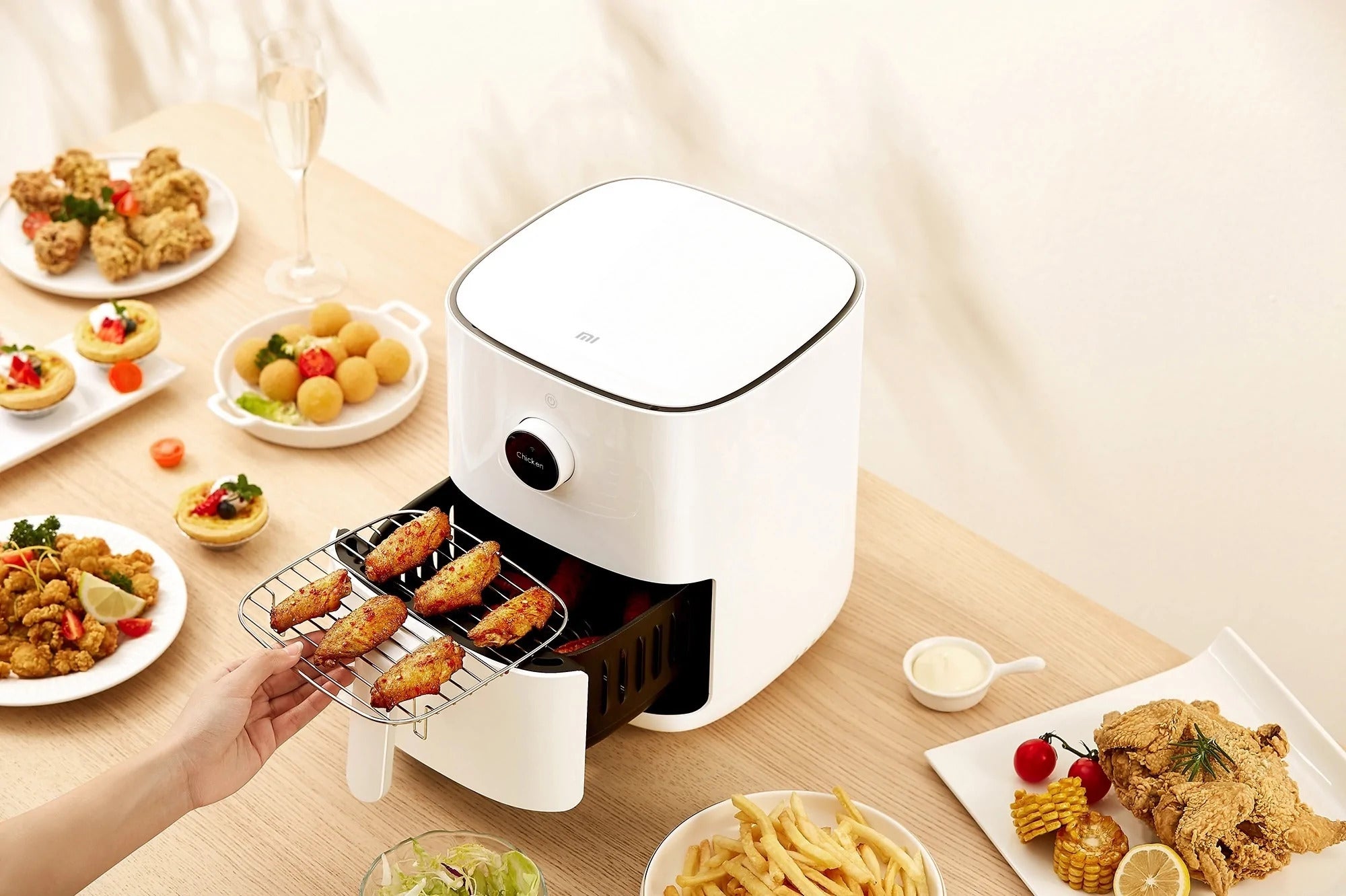 Xiaomi Mi Smart Air Fryer 3.5L- 220v supply voltage and 50hz - White –  DokanTech