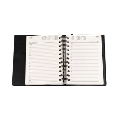 2024 Planner Diary Moleskine Black Wiro Hard Cover Large