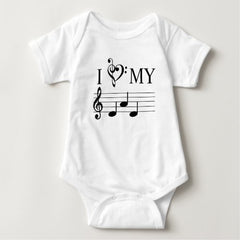 music baby bodysuits