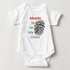 music baby bodysuit