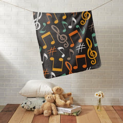 Music Baby Blanket