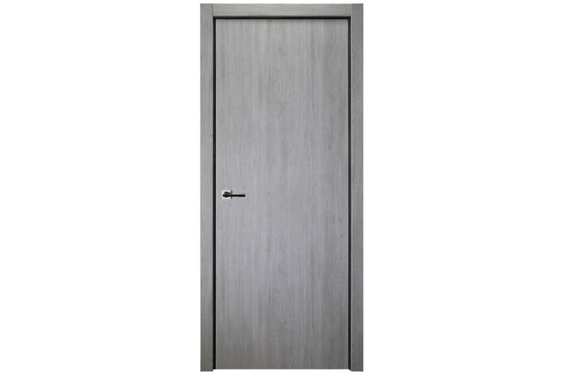 NY Italia Flush 01 Light Grey Laminate Interior Door