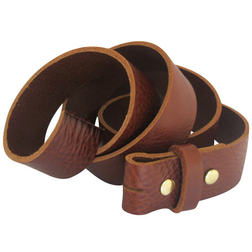 Comfort Leather Belt with Prong Buckle for Women 115- Brown PL