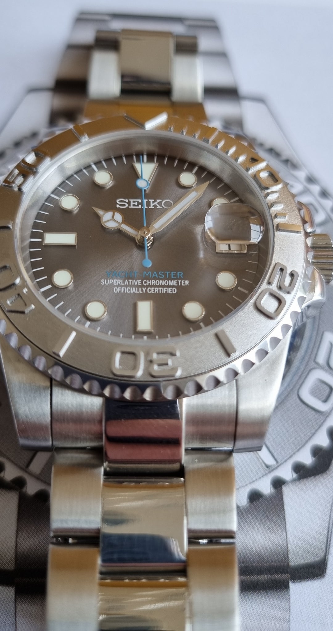 Seiko mod steel rhodium – Lovetomodwatches